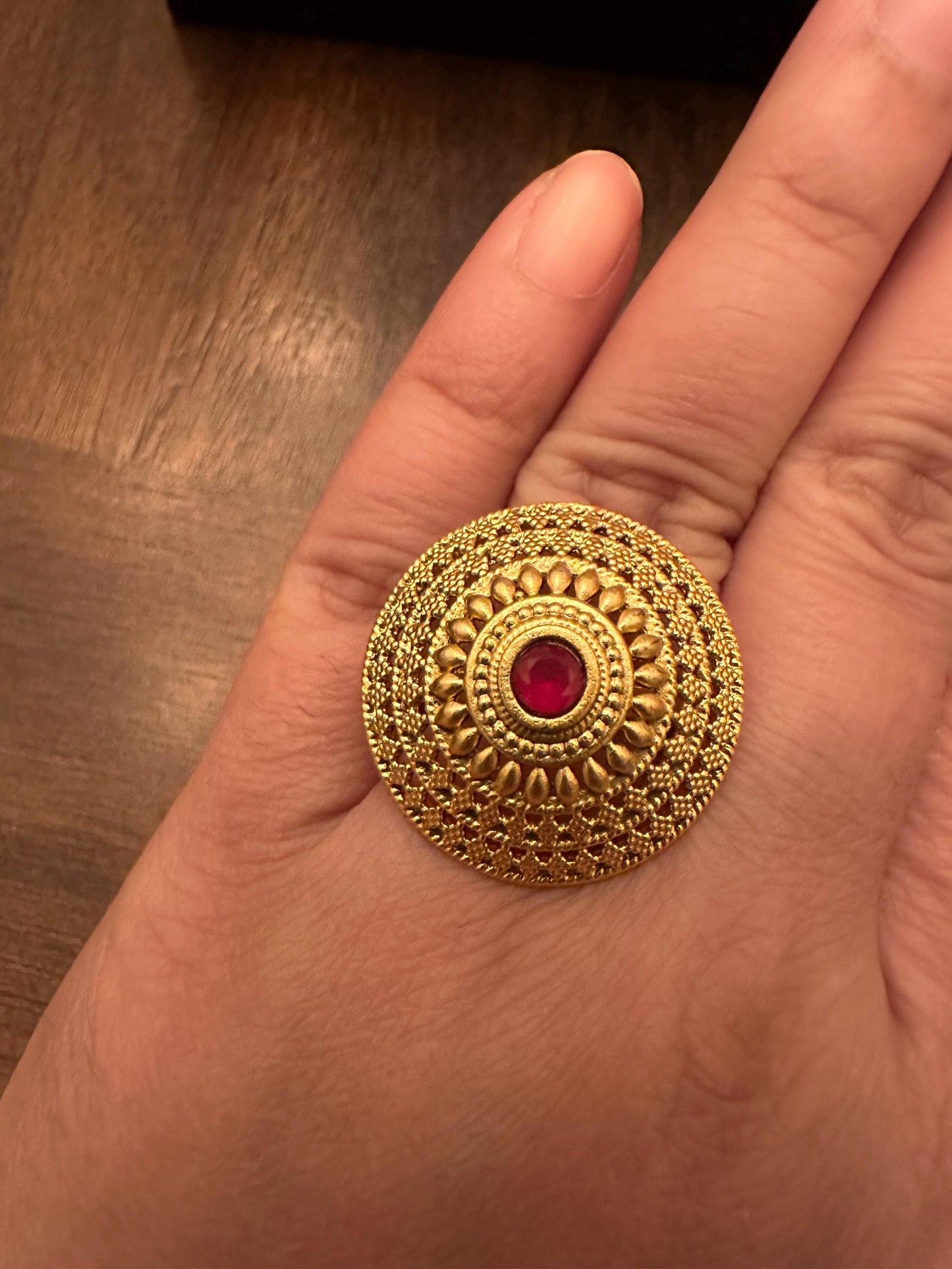 Adjustable finger rings Cubic Zirconia american diamonds kundan polki trendy
