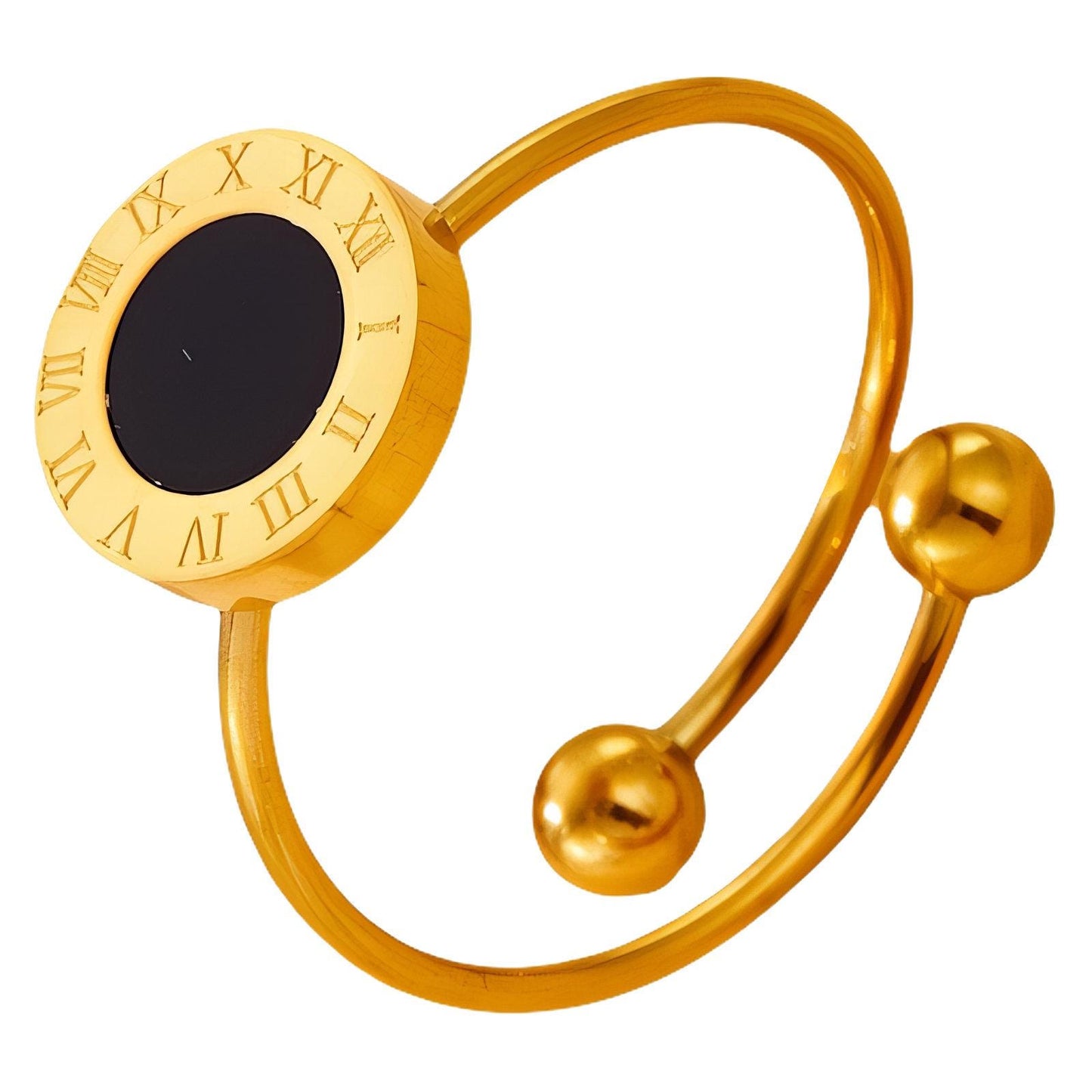 Waterproof 18K plated rings based on stainless steel hypoallergenic