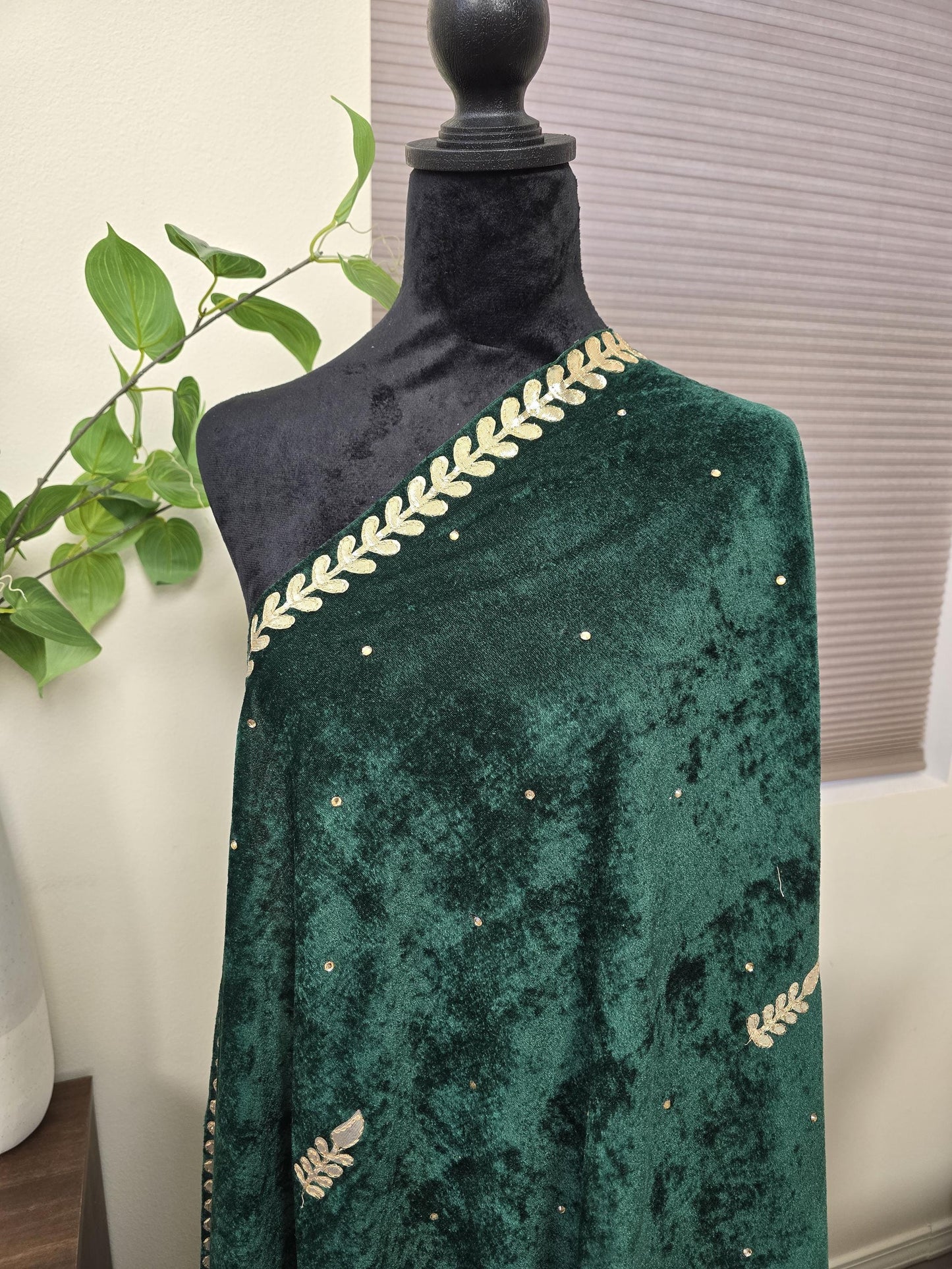 Gotta Patti Work Velvet Dupatta available in multiple colors trendy shawl stole