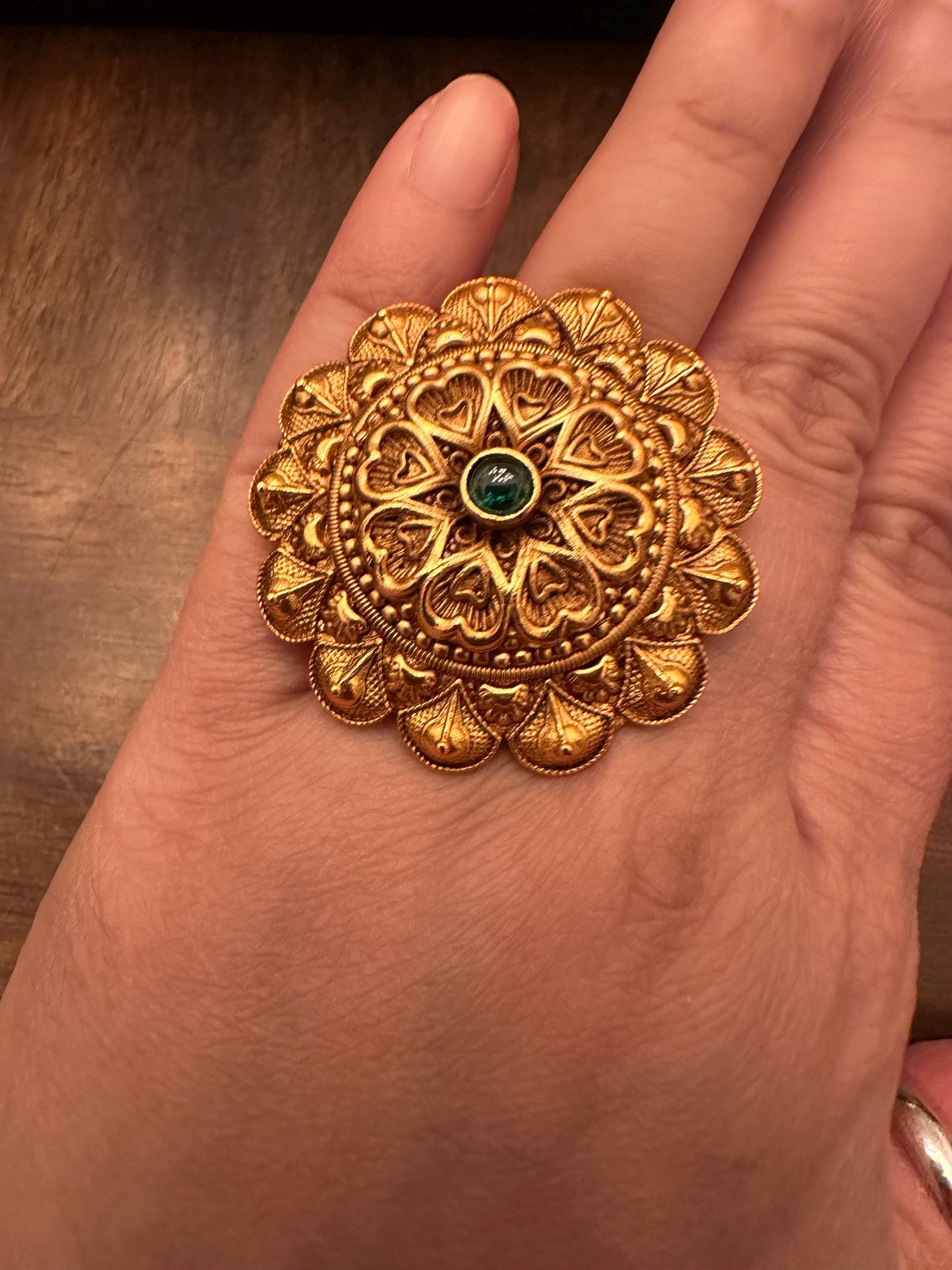 Adjustable finger rings Cubic Zirconia american diamonds kundan polki trendy