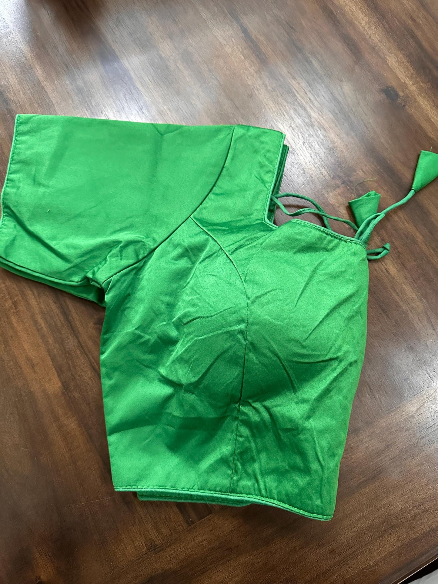 Silk Plain Party Wear Readymade Blouse