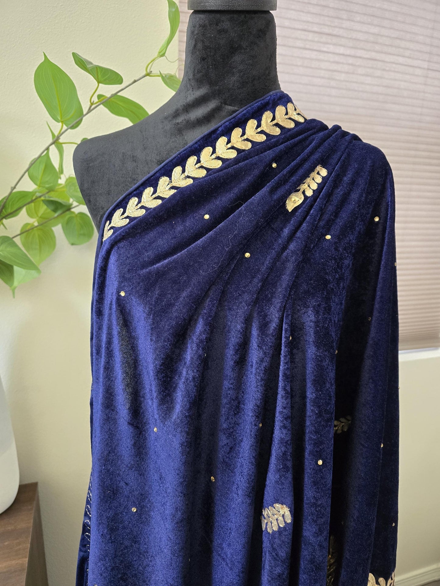 Gotta Patti Work Velvet Dupatta available in multiple colors trendy shawl stole