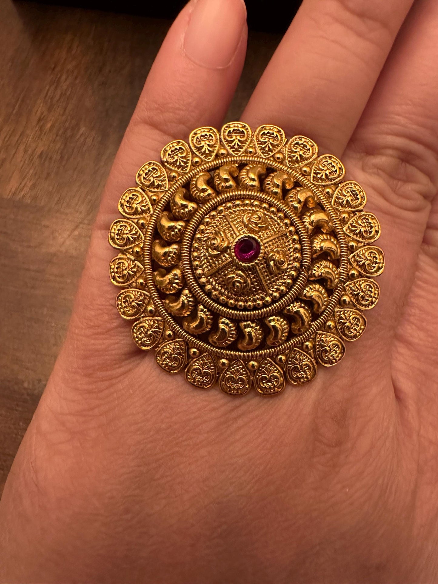 Adjustable finger rings Cubic Zirconia american diamonds kundan polki trendy