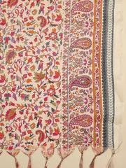 Beige color art silk dupatta/shawl/stole