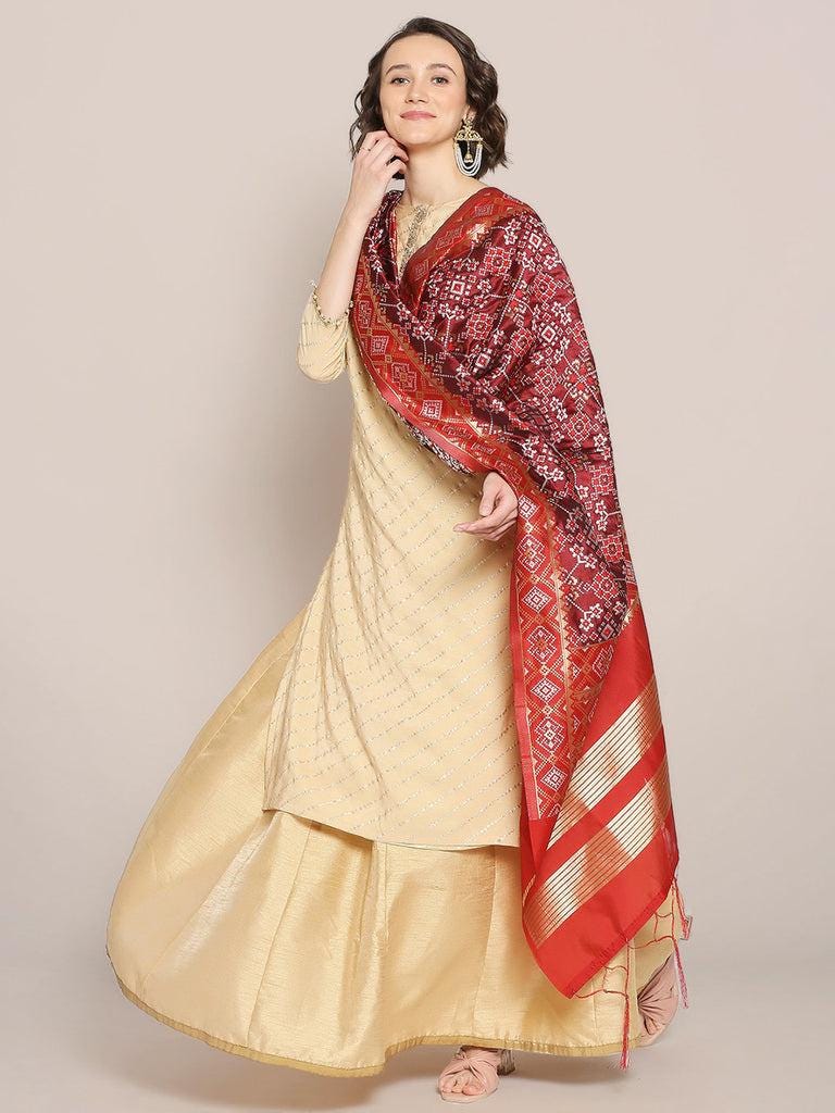 Banarasi Patola Silk Dupatta/shawl/stole