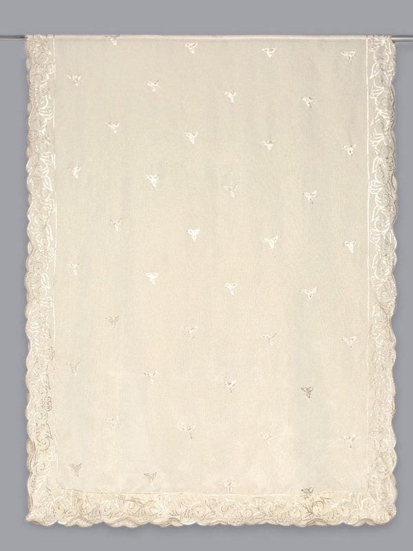 Sequinned Gold Viscose Tissue Silk Dupatta/Stole/Shawl