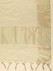 Light Gold Banarasi Tissue Silk Dupatta/shawl/stole