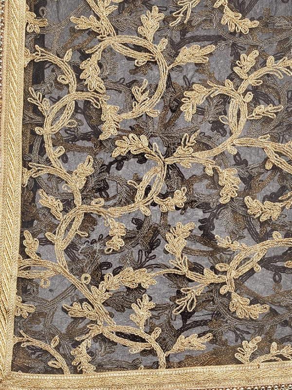 All Over Embroidered Net Dupatta/shawl/stole