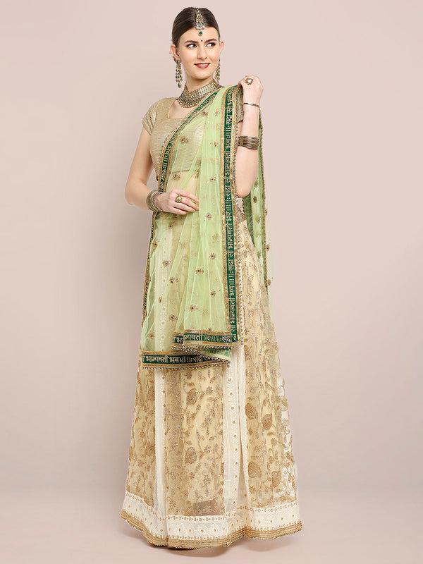 Bridal Sada Saubhagyawati Bhav Net Dupatta/shawl/stole