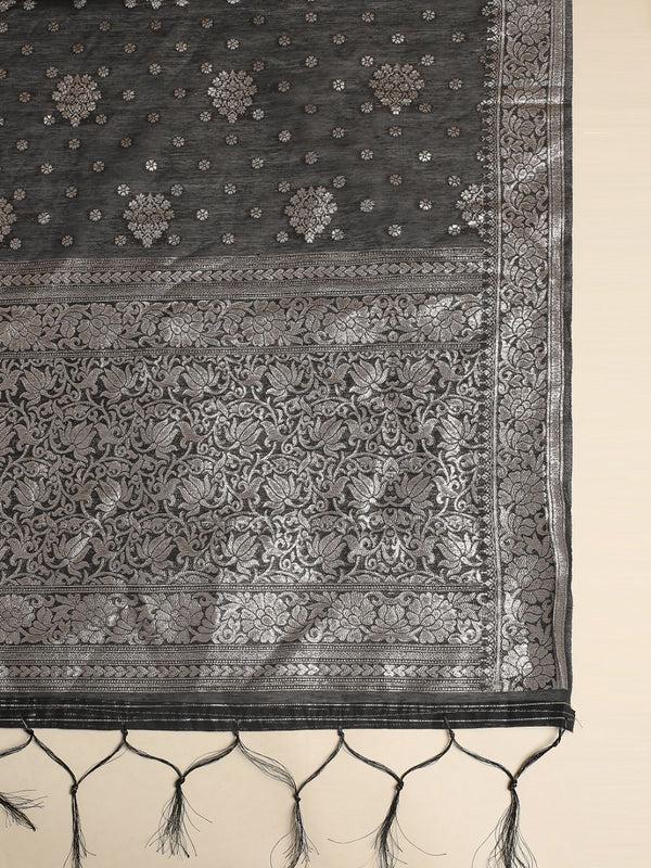 Banarasi Dupatta in Chanderi Blended Silk With Gold Weaving/shawl/stole
