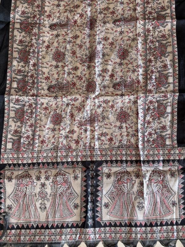 Ethnic Printed Art Silk Stole/SCARF/shawl/stole