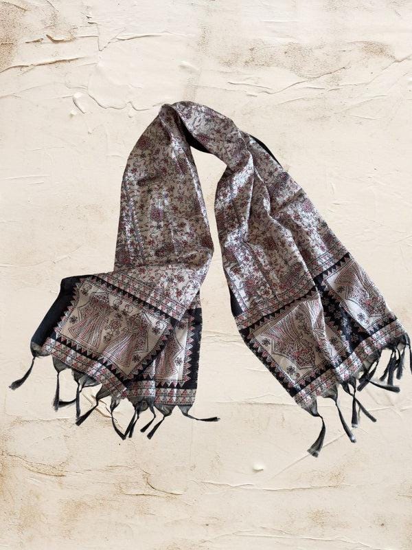 Ethnic Printed Art Silk Stole/SCARF/shawl/stole