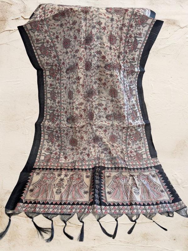 Ethnic Printed Art Silk Stole/SCARF/shawl/stole