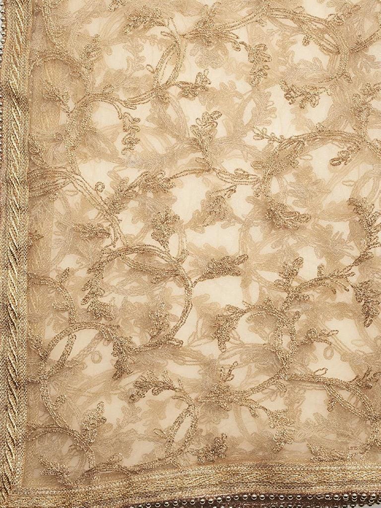 All Over Embroidered Net Dupatta/shawl/stole