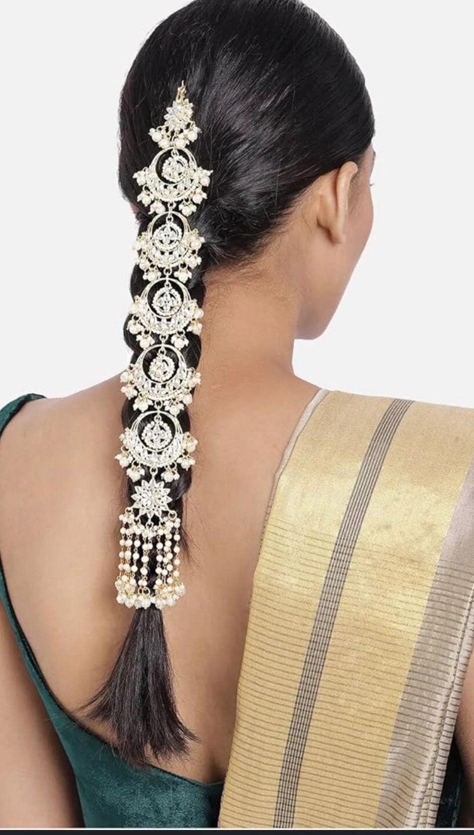 Kundan choti gold polished
