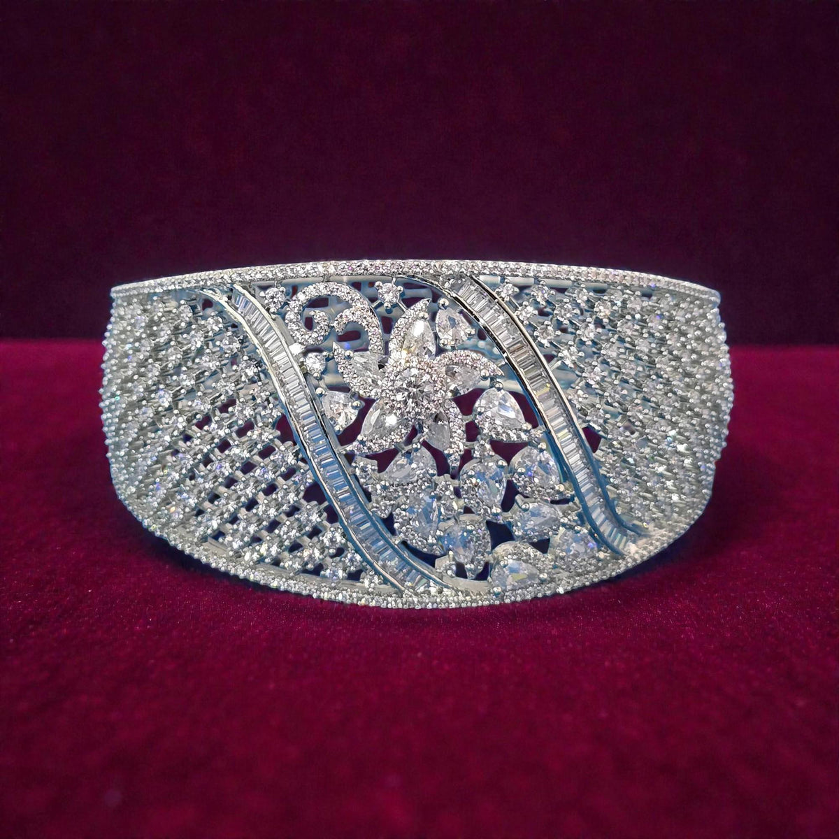 American diamonds CZ bracelets, Kada Openable