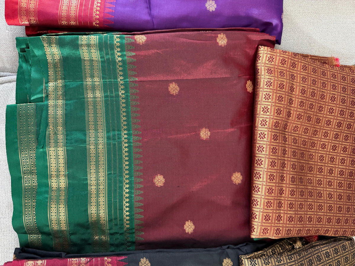 Narayanpeth Semisilk traditional saree