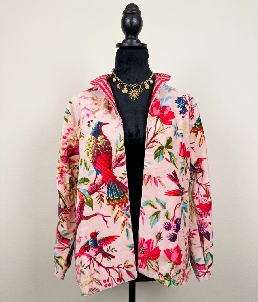 Luxury Velvet Short Jackets free size can fit XS upto L/XL US size