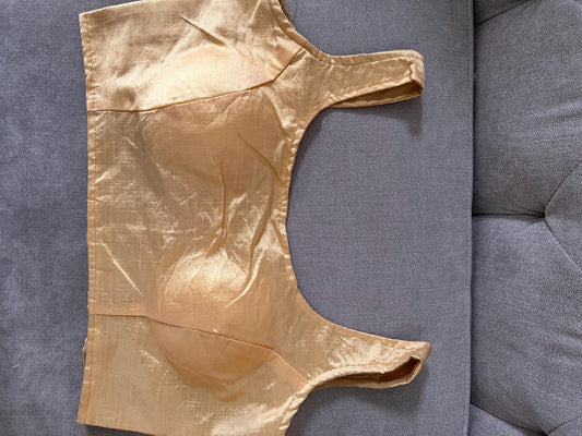 Sleevless Silk Plain Party Wear Blouse Alia Bhatt style