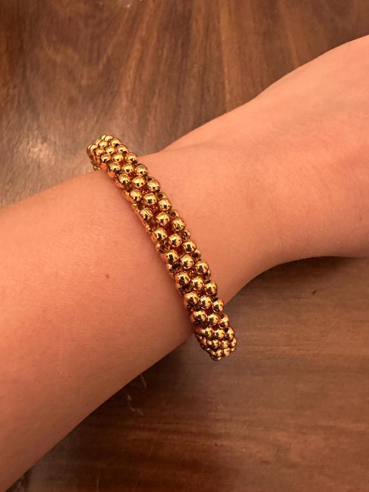 2.6 size Maharashtrian thushi style kada bracelet gold polished