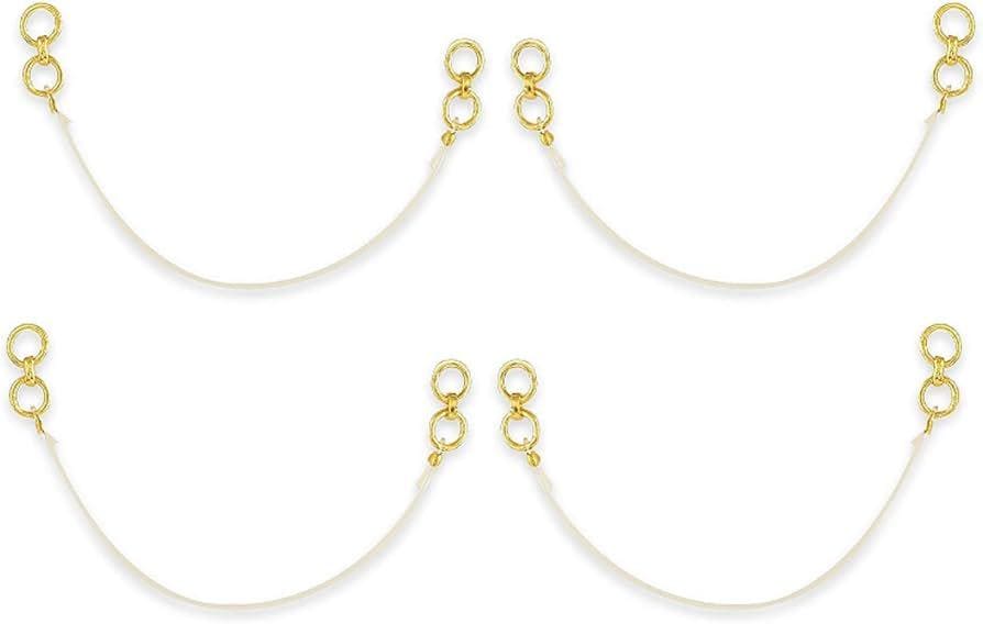 Pack of 2 pairs Invisible ear chain/ Kaan Chain / Earrings Chain/ Sahara/Bahubali Earrings/ Kaan Saharas/ Matil/ Sahare accessory