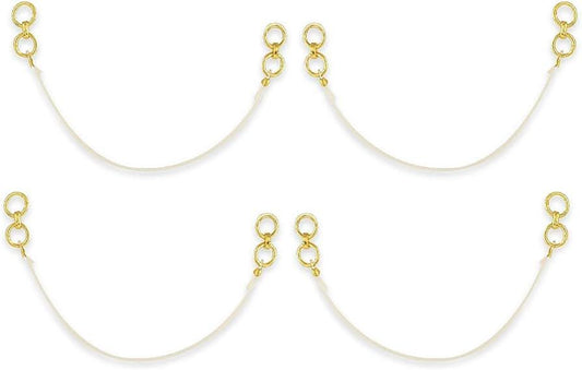 Invisible Earring Chains: Lightweight Ear Support, Pack of 2 Pairs