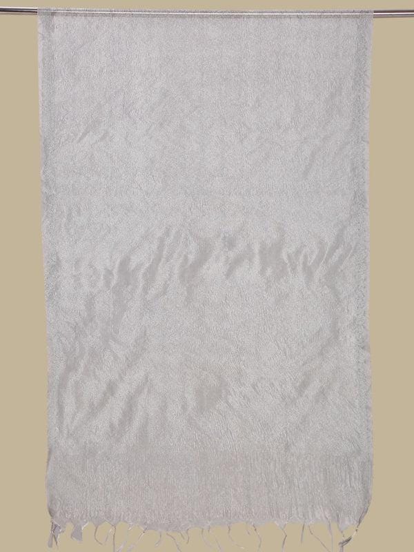 Silver Grey crush dupatta/shawl/stole