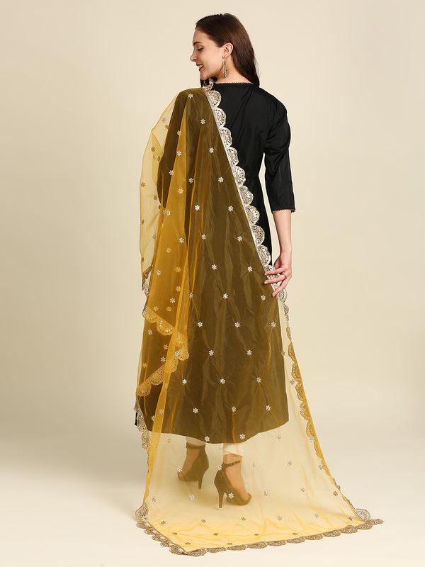Peacock design pink and black color art silk dupatta/shawl/stole
