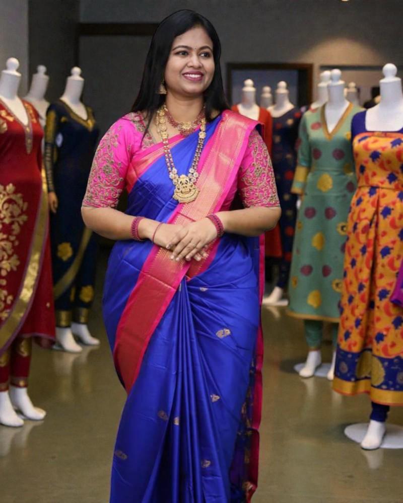 Soft SemiSilk Paithani Saree
