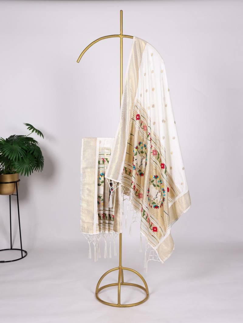 Semi Silk Paithani Dupattas