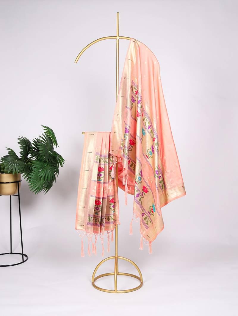 Semi Silk Paithani Dupattas