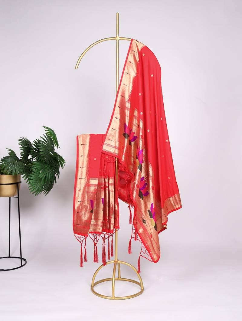 Semi Silk Paithani Dupattas