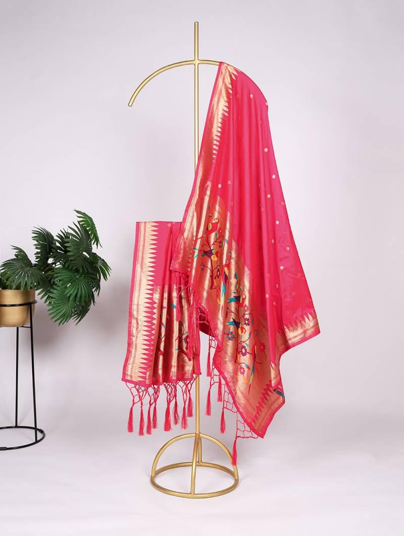 Semi Silk Paithani Dupattas