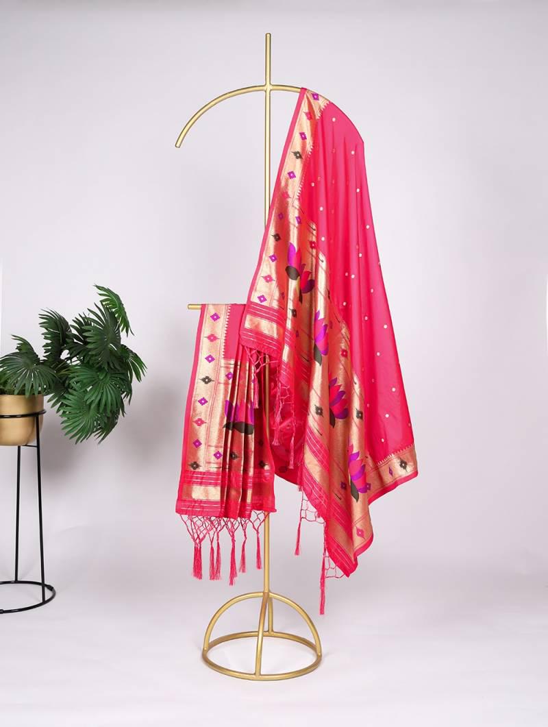 Semi Silk Paithani Dupattas