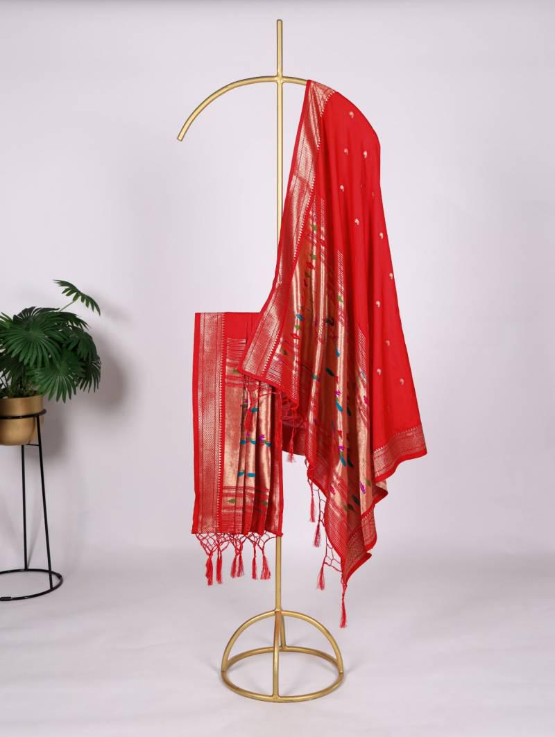 Semi Silk Paithani Dupattas