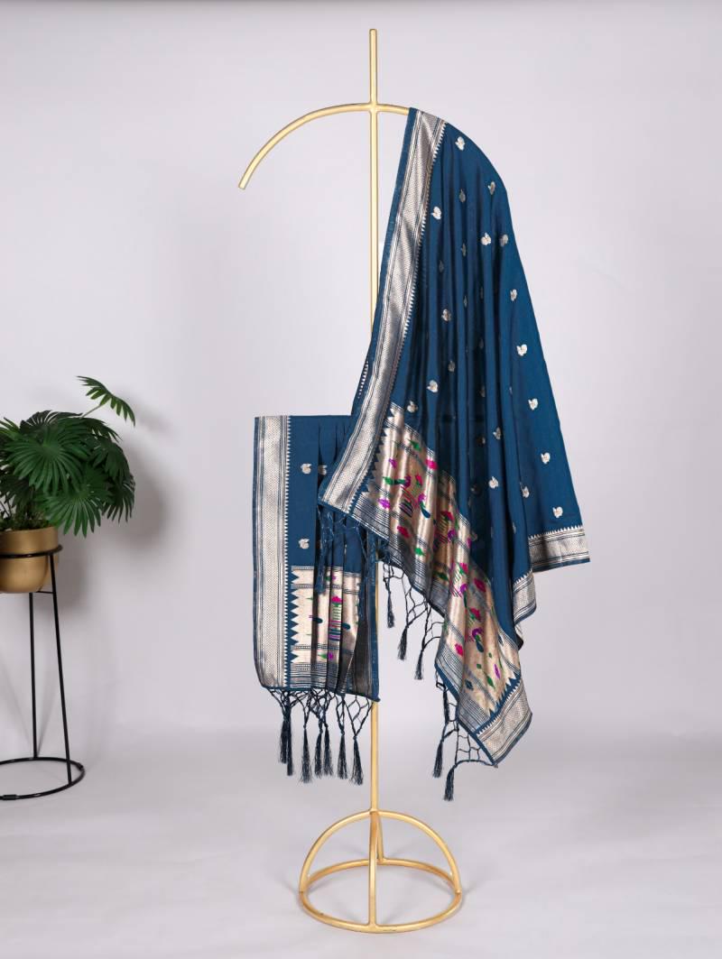 Semi Silk Paithani Dupattas