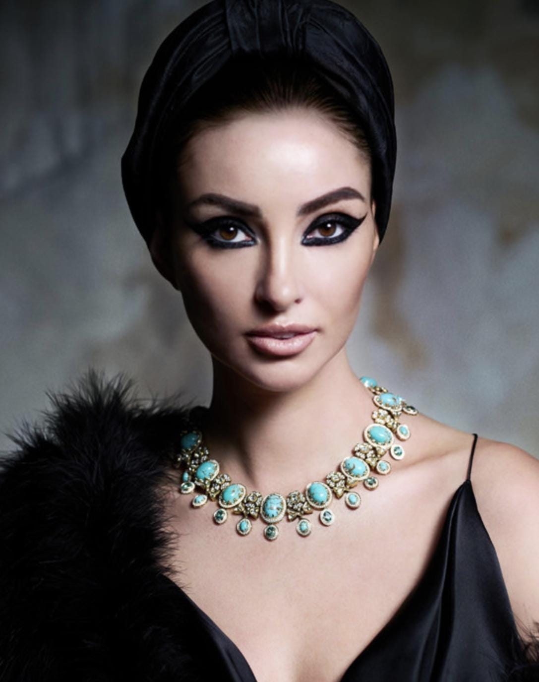 Sabyasachi inspired long necklace set ruby stones gold polished