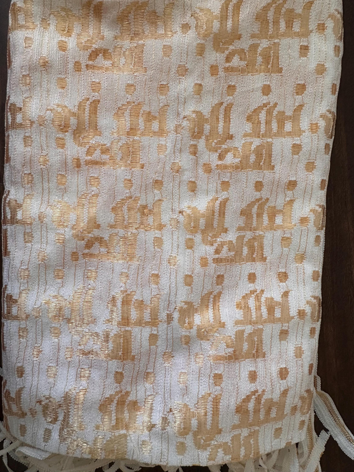 Jai Shree Ram dupatta/shawl/stole in soft lacework