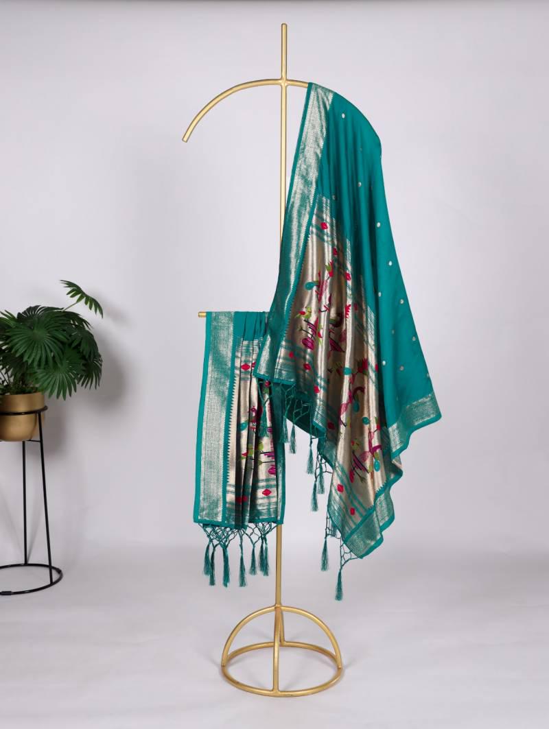 Semi Silk Paithani Dupattas