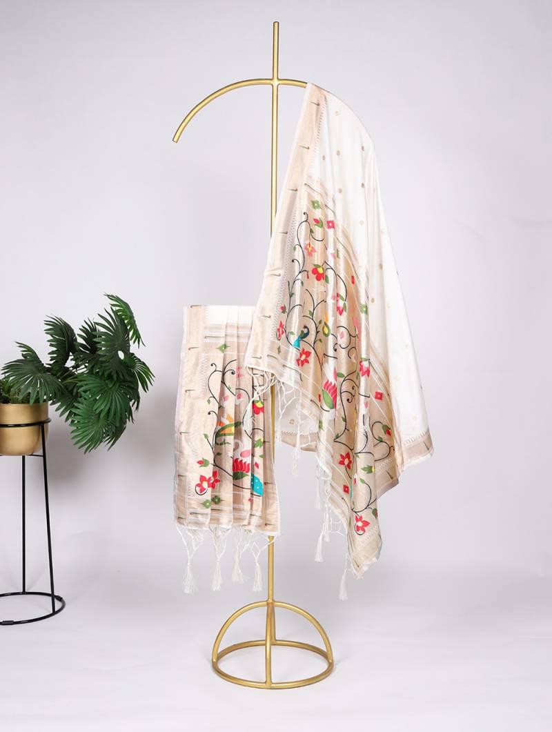 Semi Silk Paithani Dupattas