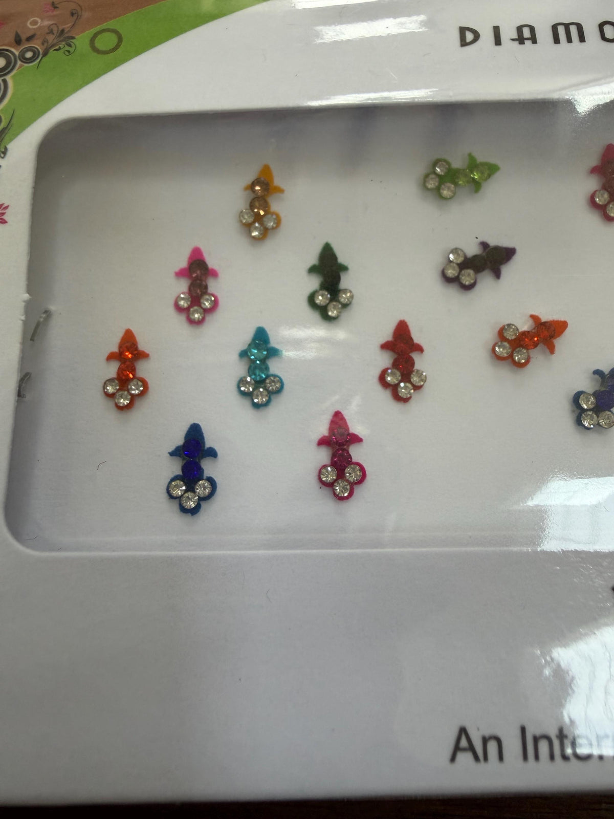 Bindi packet face accessory indian stick on