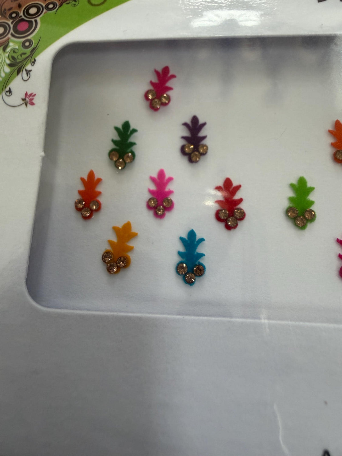 Bindi packet face accessory indian stick on