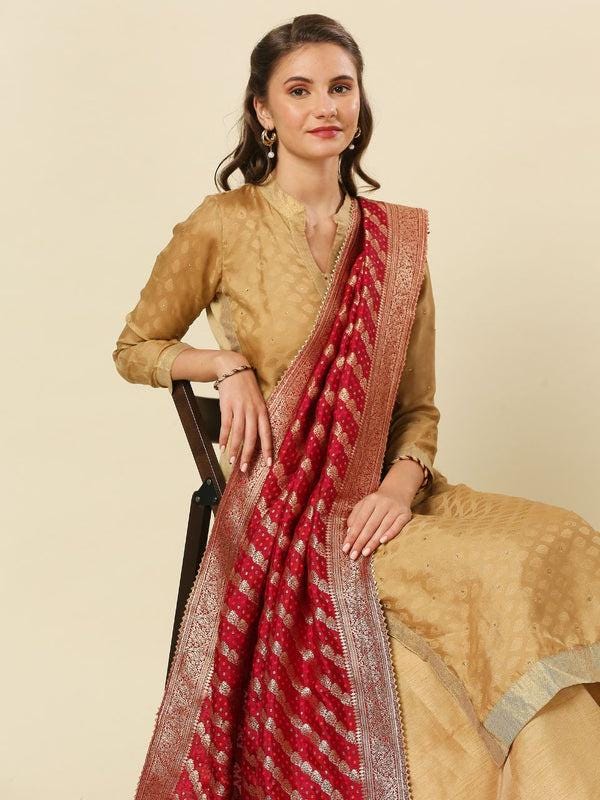 Banarasi Dola Silk Dupatta/ Shawl/stole