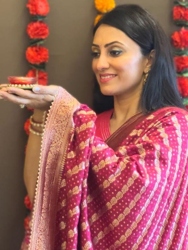 Banarasi Dola Silk Dupatta/ Shawl/stole