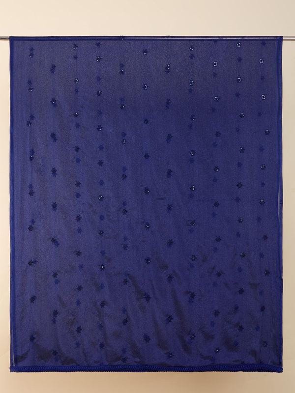 Embroidered Chinnon Dupatta with Subtle Sheen