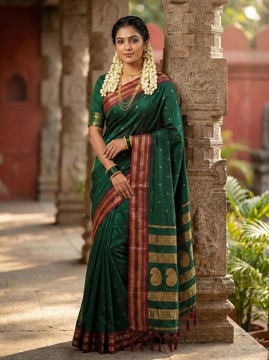 Narayanpeth Semisilk traditional saree