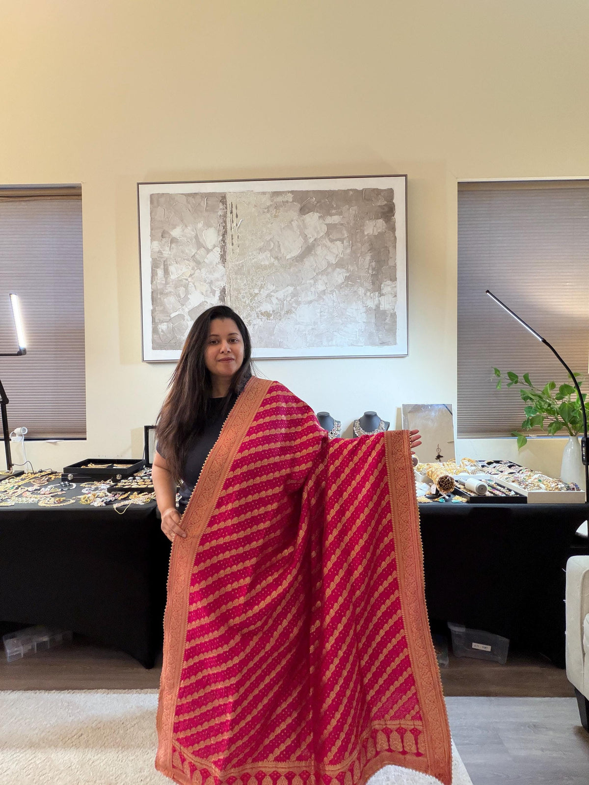 Banarasi Dola Silk Dupatta/ Shawl/stole