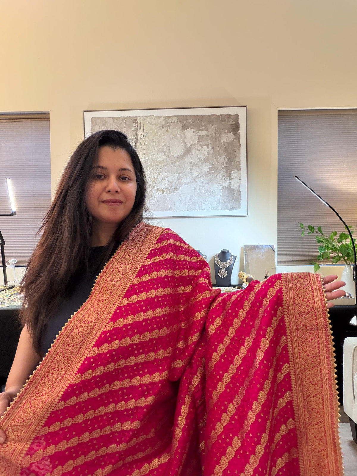 Banarasi Dola Silk Dupatta/ Shawl/stole