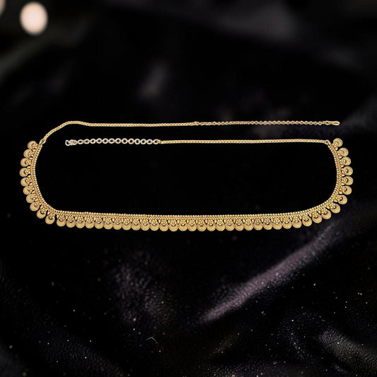 Real gold style chain belt waist accessory kamarpatta delicate design