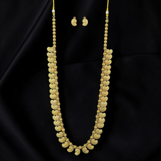 Maharashtrian-style long necklace set